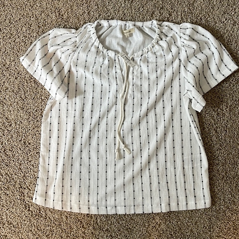 NWT Madewell short sleeve top